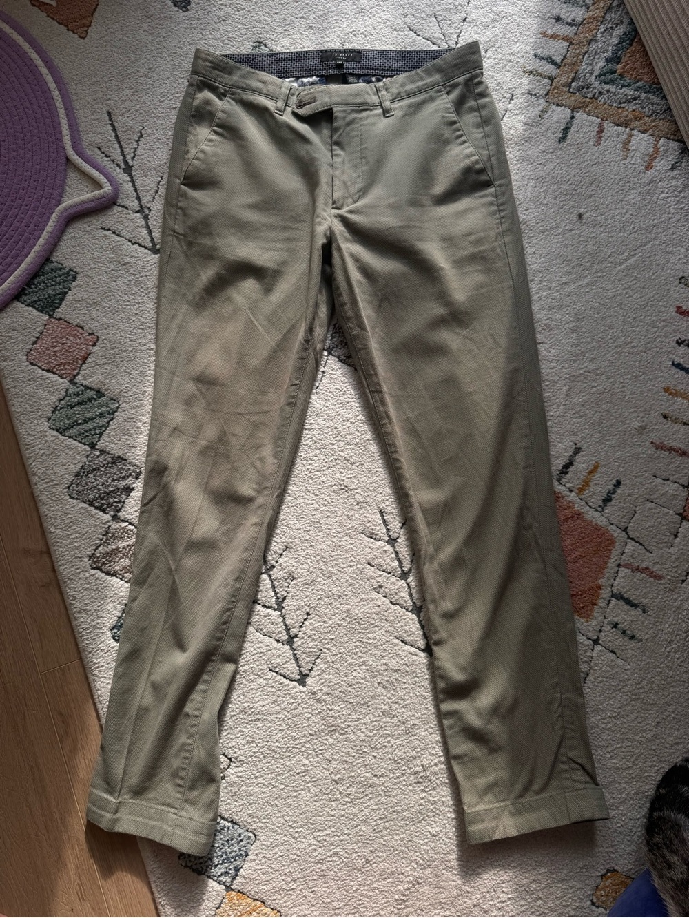 Ted Baker Olive Green Men's Chinos